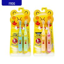 Frog Kids' Soft Toothbrush (2-Pack) for Toddlers 1.5-5 Years