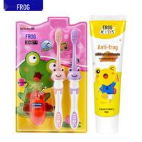 Frog Kids Toothbrush & Strawberry Toothpaste Set