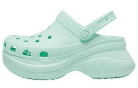 Crocs Classic Clog Retro Thick Sole Sandals Mint Green Women's 206302-3TI 34-35