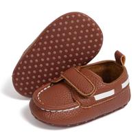 Breathable Velcro Moccasins: Non-slip Walking Shoes for Babies (0-1 Year)