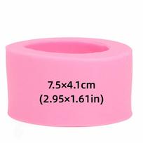 2pcs Wax Mold Silicone Steaming Dumpling Maker Flexible Mold Pink Baozi Maker Mould Non Stick Bun Dumpling Mould Baking šviesiai pilka spalva