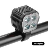 LED Bike Front Light Bike Warning Light USB Charging with Horn Cycling Safety Flashlight 7 Light Modes for Night Riding