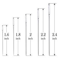 25Pcs Large Eye Stitching Needles Steel Sewing Needles for Leather Craft Yarn Knitting Sewing Tool Kit