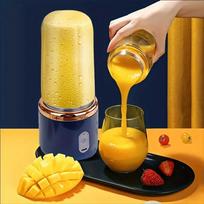 Portable Personal Blender for Smoothies and Shakes USB Rechargeable Mini Blender with Two Travel Cups for Home Office Gym Use One Size