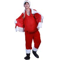 Practical-Funny Unisex Santa Claus Fake Belly Christmas Stage Show Props Accessories Dress Up Cosplay Christmas Party Stuff NONE