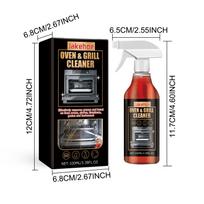 Stove Oven Foam Cleaner Quick Cleaning Inner Wall Dirt Grill Oil Stains Food Residues Unpleasant Odour Grease Stove Oven Cleaner 100ml boxed