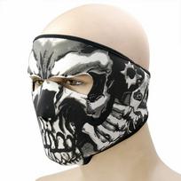 Motorcycle Cycling Full Face Mask Motorcycle Cycling Full Face Mask Skeleton Head SBR Full Face Mask for Cycling Fishing Hiking