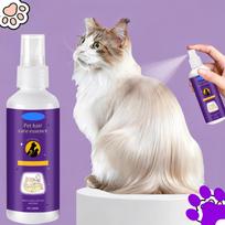 Pet Hair Care Essence Detangling Spray 100ml for Tangle Removal and Coat Maintenance Suitable for Dogs and Cats Safe Formula One Size