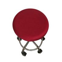 Spandex Fashion Chair Protector Stretch Bar Stool Elastic Seat Cover Chair Slipcover Chair Cover Stool Cover vyno raudonos spalvos