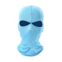 2 Hole Balaclava Motorcycle Face Mask Moto Helmet Bandana Hood Ski Neck Full Face Mask Windproof Face Shield Men's Biker Mask