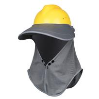 Mesh Hard Hat Sun Shield UV Protection Construction Cap Cover Safety Helmet Sunshade  Travel pilka