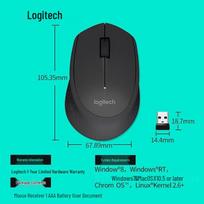 Logitech M280 Wireless Mouse raudona