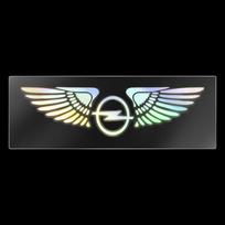 Laser Rainbow Angel Wings Car Fuel Tank Decals For Opel Meriva Corsa Astra Vivaro Signum Insignia Mokka Adam Combo Junior