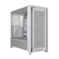 CORSAIR FRAME 4000D RS Modular High Airflow Mid-Tower PC Case, White, Supports Multiple 360mm Radiators – Compatible with ASUS BTF, MSI Project