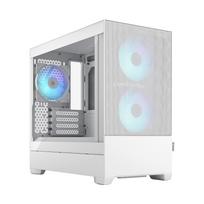 Fractal Design Pop Mini Air RGB White TG Clear Tint Mini Tower PC Case FD-C-POR1M-01 CS8033