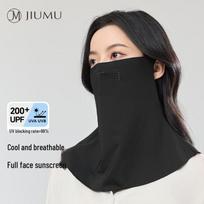 JIUMU Women's Ice Silk Full-Face Sun Protection Mask