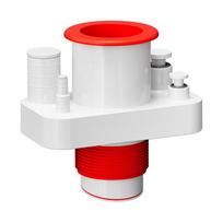 Plastic Kitchen Pipe Connector Odor-Proof Space-Saving Drainpipe Connector 5 in 1 Sealing Multi-port Drainpipe Joints