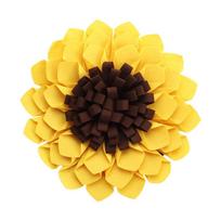 Funny Sunflower Snuffle Mat Felt Large Sniff Mat Stress Relief Slow Feeder Treat Toy for Dogs