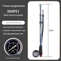 OFFBONDAGE Portable Bicycle Pump 300PSI Bike Air Pump Portable Tire Inflator MTB Road Bike Pump with Gauge Schrader Presta Valve