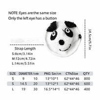 Creative Panda Shape Turtle Sweater Warm Handmade Turtle Cosplay Costume Decorative Knitted Pet Tortoise Clothes Cosplay Event