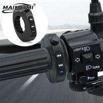 Išmanusis belaidis nuotolinio valdymo pultelis Bluetooth suderinamas vairo medijos valdiklio mygtukas motociklo dviračio vairui gray