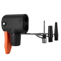Inflatable Pump Adapter Bicycle Pump Air Nozzle Dual Head Pumping Parts Bicycle Valve Convertor Bike Pump Nozzle Hose Adapter orange-black