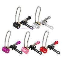 2Pcs Quick Release Folding Bike Seatpost Clamp Universal Compatible with Brompton Bicycle Seat Post Clamp for Cycling 2Pcs random color