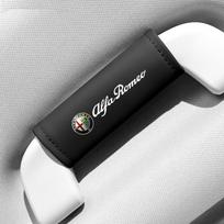 For Alfa Romeo Giulia Stelvio Giulietta 156 159 147 Mito Leather Car Roof Armrest Pull Cover Handle Gloves Protection Accessorie