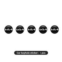 Auto Decor Key Badge Emblem Stickers Styling Decals Car Remote Control Key Accessories For Kia Rio Ceed Niro Soul Stonic Picanto