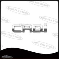 Auto Styling CRDi Emblem Car Rear Trunk Badge Decal Body Sticker For Kia Carnival Ceed Sorento Hyundai Accent Tucson Accessories