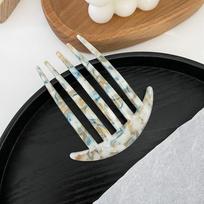 Wide Teeth Acetate Hair Combs Traveling Anti-static Massage Hair Brush Salon Styling Barber Colorful Hairdressing Comb