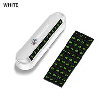 Luminous Car Temporary Parking Card Phone Number Plate For Buick Century Excelle XT Envision Excelle GT Verano LaCrosse Encore balta