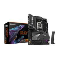 GIGABYTE X870 A Elite WIFI7 Motherboard - Supports AMD Ryzen 9000 CPU, 16+2+2 phase VRM, 8000MHz DDR5 (OC), 3x PCIe 5.0, Wi-Fi 7, 2.5GbE LAN, and USB