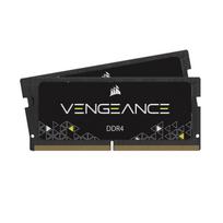 CORSAIR SODIMM VENGEANCE DDR4 Memory 16GB (8GB x 2) 2666MHz Intel XMP Compatible CL18 Notebook PC Black CMSX16GX4M2A2666C18