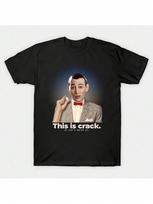 Unisex Vintage 80s Pee Wee Herman Graphic T-Shirt Retro TV Show Loose Fit Short Sleeve Tee XXXL