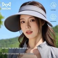 Mao Ren Women's Wide Brim UV Protection Sun Visor Hat