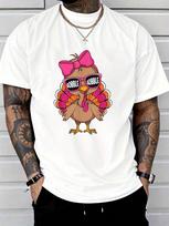 Gobble Turkey Day Happy Thanksgiving Toddlers Girls T-Shirt Summer Unisex's Short-Sleeved T-Shirt S