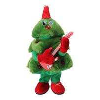 Elektrinė Kalėdų eglutė pliušinis žaislas Guitar Christmas Tree