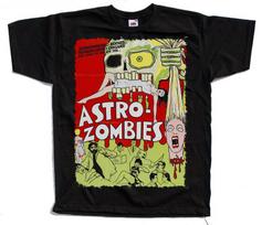 Astro Zombies V1 Movie Poster Black Unisex T-Shirt S