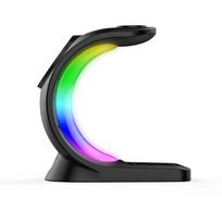 15 W 4 viename RGB šviesos magnetinis belaidžio įkroviklio stovas skirtas iPhone 15 14 13 12 Airpod Apple iWatch 8 7 6 greito įkrovimo doko stočiai