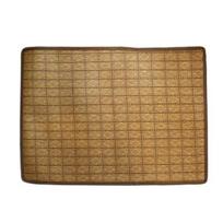 Pet Cooling Mat Scratch-Resistant Breathable Comfortable Rattan Weaving Seat Mat Foldable Resting Summer Cat Small Dog Sofa Mat Pet S