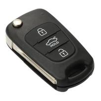 Naujas atsarginis nuotolinio automobilio rakto korpusas 3 mygtukų atlenkiamas raktų dėklas Kia K2 K5 Rio 3 Picanto Ceed Cerato Sportage Hyundai Style A 1pc