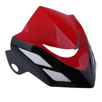 Motorcycle Headlight Cover Wind Shield Screen for Honda Grom MSX125 2014-2015 raudona