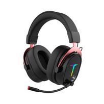 RGB Wireless Over-Ear Gaming Headset with Microphone - Comfortable for Long Wear, Multi-Mode Connection