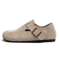 [Vieta] Sanxi tos pačios odos vidinis aukštį didinantis Birkenstocks moteriškas minkštapadis retro vieno pedalo visapusiškas Birkenstocks 35