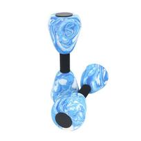 1Pair Sports Aquatic Exercise Dumbbells Highly Density EVA Foams Dumbbells Pool Resistance Water Weight Aquatic Dumbell mėlyna