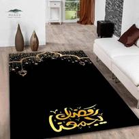 Islam Festival Rug Portable Prayer Muslim Kneeling Poly Mat Ramadan Kareem for 3D Printing Carpet Non-Slip Mats Home Decoration 40x60cm