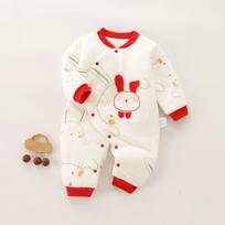 Quilted Newborn Onesie: Winter Warm Cotton Romper for 0-18 Months 59 (1-2 months)