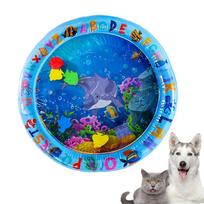 Water Play Mat For Cats Waterbed Cooling Mat For Dogs Sensory Cooling Waterbed Pet Exercise Activity For Indoor Home Travel