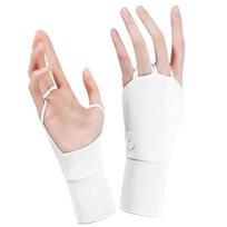 Sun Protection Gloves Sunscreen Breathable UPF50+ Anti-UV Cooling Open Fingered Gloves for Outdoor Cycling Driving balta